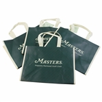 Four (4) Augusta National Golf Club Masters Tournament Shop Bags
