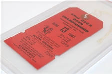 1962 Practice Rd Full Ticket June 13 PSA Grade 5 #43513691