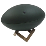 Masters Tournament Green Leather Football with Wood Stand in Bag