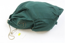 Masters Tournament Green Leather Football with Wood Stand in Bag