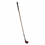 Spalding Crescent Hickory Shaft Left Handed Wood w/Shaft Stamp