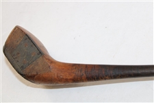 Spalding & Bros. Makers H. Vardon Hickory Shaft Brassie w/Shaft Stamp