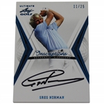 2012 Ultimate Leaf Golf Authentic Signature Inscriptions Greg Norman LTD ED Card #11/25
