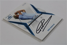 2012 Ultimate Leaf Golf Authentic Signature Inscriptions Greg Norman LTD ED Card #11/25