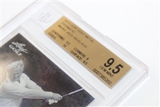 2011 Leaf Gold Metal Prismatic Jack Nicklaus Card Beckett Graded 9.5 Gem Mint #0007385350