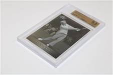 2011 Leaf Gold Metal Prismatic Jack Nicklaus Card Beckett Graded 9.5 Gem Mint #0007385350