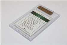 2011 Leaf Gold Metal Prismatic Jack Nicklaus Card Beckett Graded 9.5 Gem Mint #0007385350
