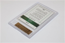 2011 Leaf Gold Metal Prismatic Jack Nicklaus Card Beckett Graded 9.5 Gem Mint #0007385350