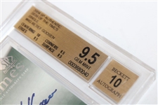 2004 SP Authentic Sign Of The Times Retief Goosen Card Beckett Graded 9.5 Gem Mint Auto 10 #0003680040