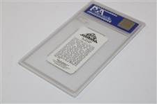 1979 Golden Wonder Nick Faldo Sporting All-Stars Card PSA Graded Gem MT 10 #01468188