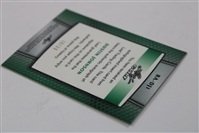 Leaf Golf Authentic Signature Dustin Johnson LTD ED Golf Card #18/50