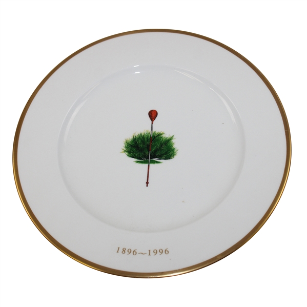 Merion Golf Club 1896-1996 Anniversary Ceramic Plate by Boehm