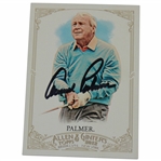 Arnold Palmer Signed 2012 Topps Allen and Ginter Golf Card JSA #P57611