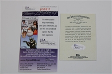 Arnold Palmer Signed 2012 Topps Allen and Ginter Golf Card JSA #P57611