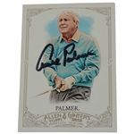 Arnold Palmer Signed 2012 Topps Allen and Ginter Golf Card JSA #P57612