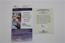 Arnold Palmer Signed 2012 Topps Allen and Ginter Golf Card JSA #P57612