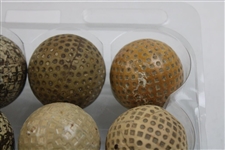 One Dozen (12) Various Vintage Mesh & other Pattern Golf Balls