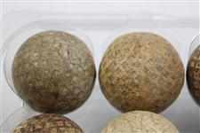 One Dozen (12) Various Vintage Mesh & other Pattern Golf Balls