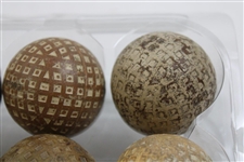 One Dozen (12) Various Vintage Mesh & other Pattern Golf Balls
