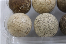 One Dozen (12) Various Vintage Mesh & other Pattern Golf Balls