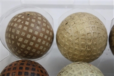 One Dozen (12) Various Vintage Mesh & other Pattern Golf Balls