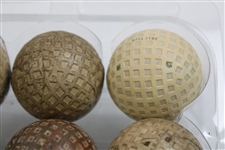 One Dozen (12) Various Vintage Mesh & other Pattern Golf Balls