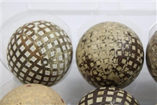 One Dozen (12) Various Vintage Mesh & other Pattern Golf Balls