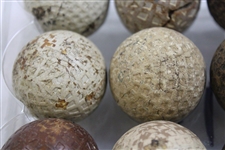One Dozen (12) Various Vintage Mesh & other Pattern Golf Balls