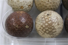 One Dozen (12) Various Vintage Mesh & other Pattern Golf Balls