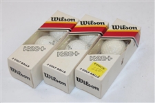 Twelve (12) Sleeves of Various Classic Golf Balls - Wilson/Zippo/Uni-Core/Spalding