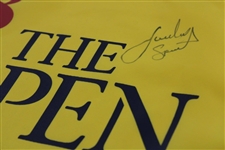 Jordan Speith Signed Undated Open Championship Screen Flag JSA ALOA