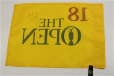 Jordan Speith Signed Undated Open Championship Screen Flag JSA ALOA