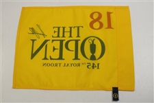 Henrik Stenson Signed 2016 The Open Championship at Royal Troon Flag JSA ALOA