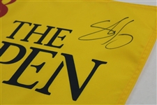 Shane Lowry Signed Undated Open Championship Screen Flag JSA ALOA