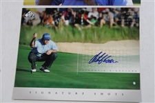 Retief Goosen Signed 2001 US Open Trophy Photo & UDA Signature Shots Card JSA ALOA