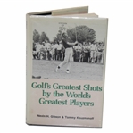 1981 'Golf's Greatest Shots by the World's Greatest Players' Book Signed by Author Gibson