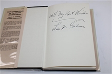 1981 'Golf's Greatest Shots by the World's Greatest Players' Book Signed by Author Gibson