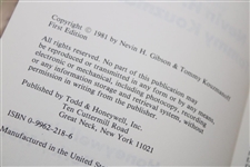 1981 'Golf's Greatest Shots by the World's Greatest Players' Book Signed by Author Gibson