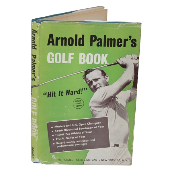 Arnold Palmer Signed 1961 Arnold Palmers Golf Book JSA ALOA