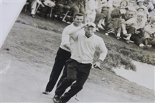 1958 Arnold Palmer on 18th Green Masters AP Wire Photo