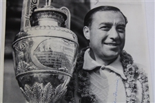 Willie Turnesa Signed 1947 British Amateur 8 X 10 Trophy Photo JSA ALOA