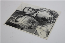 Willie Turnesa Signed 1947 British Amateur 8 X 10 Trophy Photo JSA ALOA