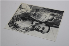 Willie Turnesa Signed 1947 British Amateur 8 X 10 Trophy Photo JSA ALOA