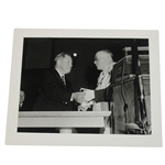 Bobby Jones Personal Greets Provost Robert Leonard G.M. Cowie Photo w/Richard Gordin Letter