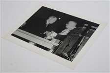 Bobby Jones Personal Greets Provost Robert Leonard G.M. Cowie Photo w/Richard Gordin Letter