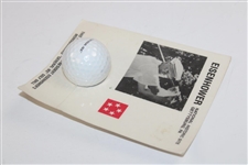 Dwight D. Eisenhower 'General Ike' Replica Monogrammed Golf Ball in Package