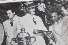 1941 Illustrated Current News at Finish of Miami International Four-Ball Tournament Print