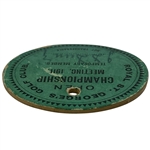 1911 Open Championship at Royal St. George's GC Member Badge - Only One Known
