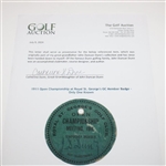 1911 Open Championship at Royal St. George's GC Member Badge - Only One Known