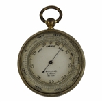 John Duncan Dunn's Personal Dollond Pocket Barometer #6381 with 'J.D.D.-E.A.M. 1909'